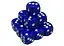 Настольная игра Games 7 Days Кубик D6 с точками (синий) , 1 шт. (g7dd6dotsblue) - миниатюра 1