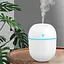 Ультразвуковий міні зволожувач повітря USB Humidifier White з підсвічуванням - мініатюра 1