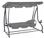 Садовые качели Garden Line Venera 210 x 120 x 170 см grey - миниатюра 2