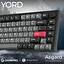 Клавіатура бездротова GamePro Asgard Yord Keychron Super Red Switch Black (MK266BK) - мініатюра 6