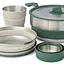 Набір посуду Sea to Summit Detour Stainless Steel One Pot Cook Set w/Sack з чохлом Сірий-Зелений - мініатюра 3