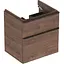 Тумба под умывальник Geberit Smyle Square 60 см 500.352.JR.1 орех темный - миниатюра 1