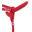Двойной страпон Fetish Tentation Vibrating Strap-On with Double Dildo Red с вибрацией - миниатюра 2