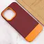 Чохол Epik TPU+PC Bichromatic для Apple iPhone 13 Pro Max 6.7 Brown burgundy/Orange - мініатюра 4