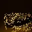 Новорічна гірлянда Різдвяна фея Garlando Pro CF500L50MBY 50 м 500 LED чорний дріт Жовтий  - мініатюра 1