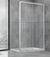 Душевая кабина Dusel DSL191 + DSL195 Chrome 1200x900x1900, Универсальная, прозрачная, хром, 120x90 - миниатюра 1
