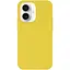 Чохол Epik Silicone Case Full Protective AA NO LOGO для Apple iPhone 16, 6.1 Жовтий/Yellow - мініатюра 1