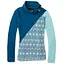 Термокофта Smart Wool Wm's Merino 250 Asym Top Nile Blue Medallion XS (1033-SW 15109.C17-XS) - миниатюра 1