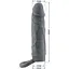 Насадка на пеніс PRETTY LOVE Realistic Penis Sleeve, TPR PRETTY LOVE BI-026227-2 103664 - мініатюра 4