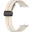 Ремешок DK CDK для Xiaomi Mi Smart Band 9 Pro Silicone Sport Magnetic (017766) (ivory / black) - миниатюра 1