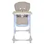 Стульчик M 3233L Taupe Beige для кормления с регулируемой спинкой, высотой и колесами, бежевый - миниатюра 4