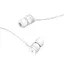 Навушники BOROFONE BM31 Mysterious universal earphones with mic White - мініатюра 1
