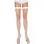 Панчохи-сітка Leg Avenue Fishnet Thigh Highs White, дрібна сітка, One Size - мініатюра 1