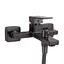 Смеситель для ванны Qtap Gemini (c душевым гарнитуром) QTGEM259GMB45684 Gunmetal Black PVD - миниатюра 3
