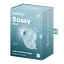 Вакуумний стимулятор клітора з вібрацією Satisfyer Sassy Seal блакитний - мініатюра 9