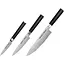 Набір з 3-х кухонних ножів в подарунковій коробці Samura Mo-V (SM-0220) - мініатюра 1