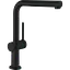 Смеситель для кухни Hansgrohe Talis M54 270 1jet с выдвижным изливом Matt Black 72808670 Черный матовый - миниатюра 1