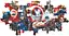 Пазл Marvel The Avengers Супергерої Марвел Месники - 1000 шт. Clementoni 39839 - мініатюра 3
