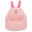Детское Кресло-пуфик "Кролик" M 5721 Rabbit розовый - миниатюра 4