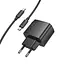 МЗП Hoco CS61A Bright PD30W+QC3.0 (1USB-A/1C) + кабель Type-C to Type-C Black - мініатюра 5