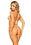 Комплект Leg Avenue Open cup bra and pearl panty White - мініатюра 2