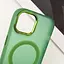 Чохол Epik TPU+PC Lily with MagSafe для Apple iPhone 14, 6.1 Army Green - мініатюра 5