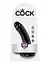 Фалоімітатор King Cock 6" 15 см чорний - мініатюра 5
