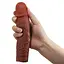 Насадка на пеніс Pretty Love Stevenson 20.5 см (коричневий) - мініатюра 8