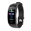 Розумний фітнес-браслет Jiks Fit з тонометром та виміром ЕКГ (Чорний) - мініатюра 2