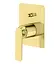 Душова система прихованного монтажу Kohlman Experience Gold + Box прихованого монтажу QW210EGDQ30, Золотий - мініатюра 9