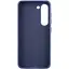 Шкіряний чохол Bonbon Leather Metal Style для Samsung Galaxy S23 Синій / Navy blue - мініатюра 3