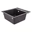 Кухонная мойка Lidz 460x515/200 GRF-13 (LIDZGRF13460515200), Графит - миниатюра 4