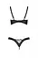 Комплект из экокожи Passion Celine Bikini black 4XL/5XL - миниатюра 4