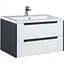 Тумба Мойдодир Paula 80-A з умивальником Cosmopolitan 80 Білий/графіт - мініатюра 1