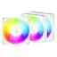 Комплект вентиляторів Arctic P12 PRO ARGB 120MM Reverse White 3-Pack (ACFAN00334A) - мініатюра 1