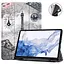 Чехол SlimTPU Spen holder Samsung Galaxy Tab S10+ Plus/S9 Fe+/S9 Plus Эйфелева Башня - миниатюра 1