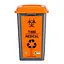Бак сортувальний Planet для медикаментів 50 л антрацитово-помаранчевий (00-00020311) - мініатюра 2