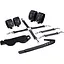 Набор для БДСМ 5 в 1 Feral Feelings BDSM Kit 5 Black, наручники, поножи, крестовина, маска, падл - миниатюра 1