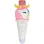 Микрофон XL-610-620-630 1800 мАч 5 Вт длина 21 см с единорогом встроенный аккумулятор бело-розовый - миниатюра 1