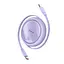 Кабель Baseus Free2Draw Mini Retractable Charging Cable Type-C to Type-C 100W 1 м Nebula Purple - миниатюра 3