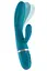 Вібратор-кролик Liebe Pleasure Toys Bend It Plus 20 см синій - мініатюра 2