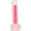 Неоновый фаллоимитатор Radiant Glow In The Dark 21 см фиолетовый - миниатюра 1