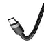 Кабель Baseus Cafule Type-C to Type-C PD 2.0 60W (2m) gray/black (CATKLF-HG1) - мініатюра 3