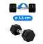 Гантель шестигранная Thunder 5 кг (HEXAGONAL-DUMBBELLS-5KG) - миниатюра 6