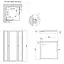 Набор Lidz Душевая кабина Wawel SC80x80.SAT.LOW.FR, квадратная, стекло Frost 4 мм + Душевой поддон Kapielka ST80x80x14 - миниатюра 12