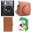 Подарунковий набір Фотоапарат Fujifilm Instax Mini 41 Фотопапір 20 шт. Чохол Фотоальбом на 108 фото коричневий - мініатюра 1