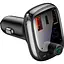 FM-трансмиттер Baseus T Shaped S-13 Car Bluetooth MP3 Player Black (CCMT000101) [101022] - миниатюра 3