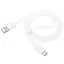 Кабель силіконовий USB на USB-C Borofone BX52 Airy 3a швидка зарядка білий - мініатюра 1