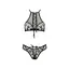 Еротичний комплект Passion AZALIA Set black L/XL - мініатюра 5