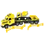 Машинка Wader Magic Truck Technic с бетоносмесителем (36451) - миниатюра 1